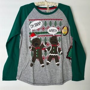 Hollywood Christmas Long Sleeves Shirt Size XL (18)